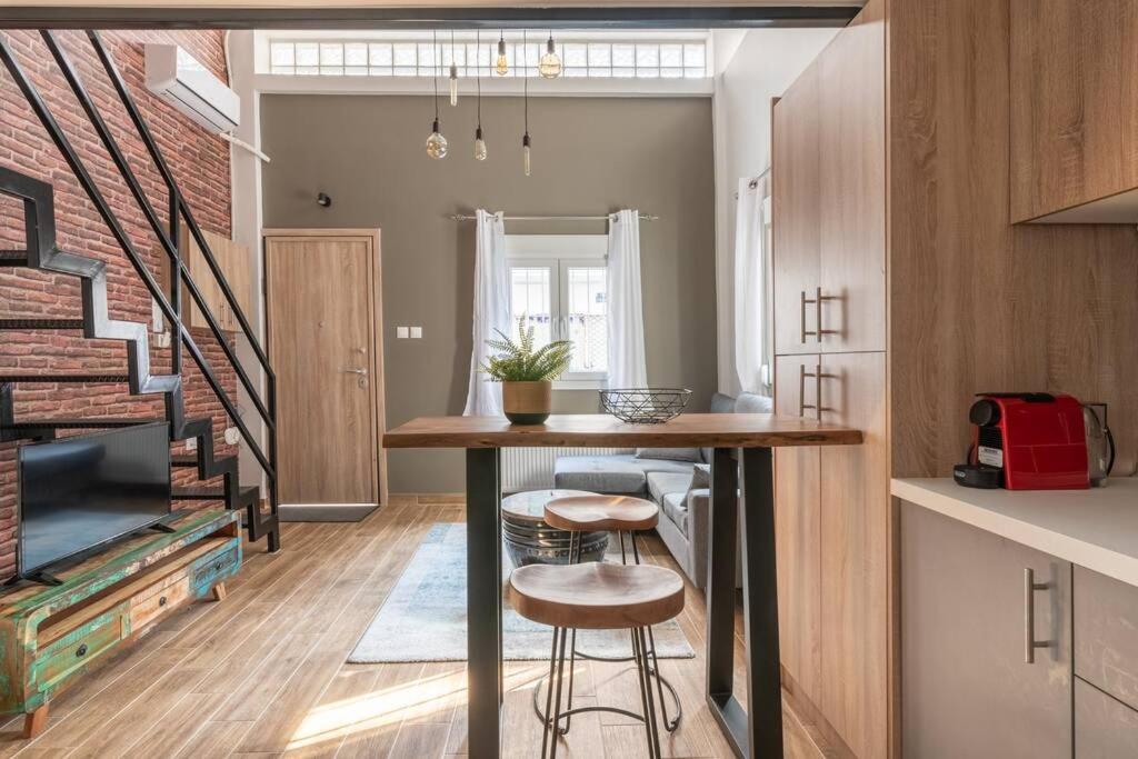 Ferienwohnung Industrial Loft Near Seaside W 200Mbps Thessaloniki Exterior foto
