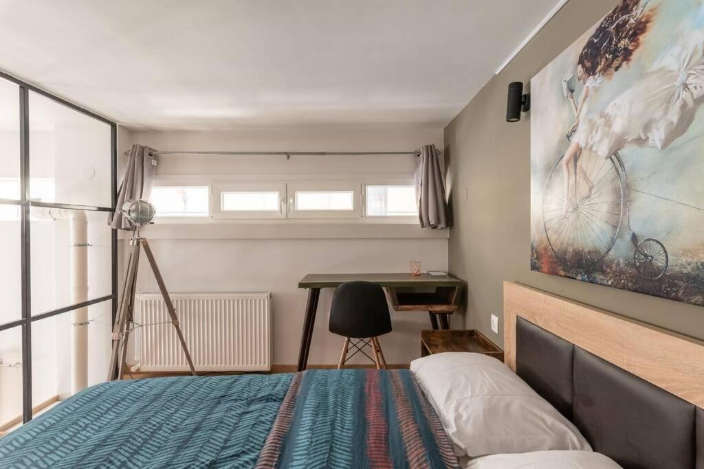 Ferienwohnung Industrial Loft Near Seaside W 200Mbps Thessaloniki Exterior foto